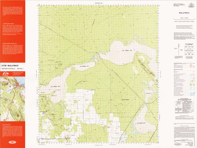 Geoscience Australia Bullfinch (2736) digital map