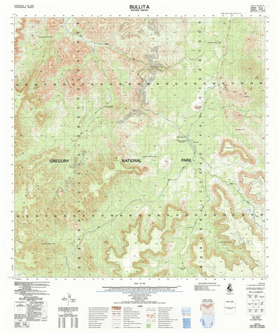 Geoscience Australia Bullita (4965-1) digital map