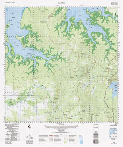 Geoscience Australia Bynoe (5072) digital map