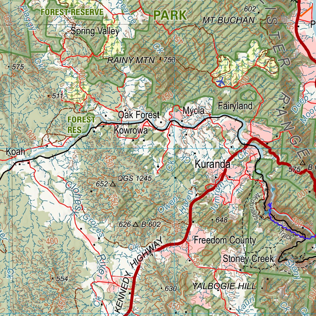 Cairns E5502 Map by Geoscience Australia | Avenza Maps