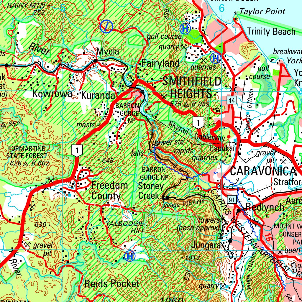 Cairns - SE55-02 Map by Geoscience Australia | Avenza Maps