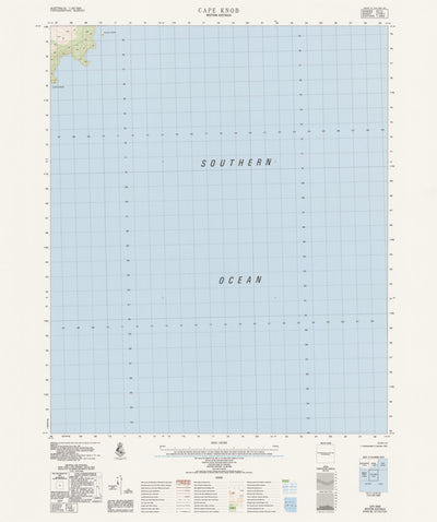 Geoscience Australia Cape Knob (2728-1) digital map