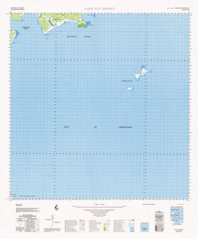 Geoscience Australia Cape Van Diemen (6864) digital map
