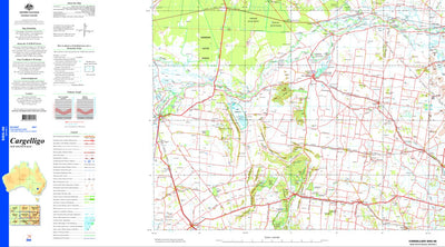 Geoscience Australia Cargelligo SI55 - 06 digital map