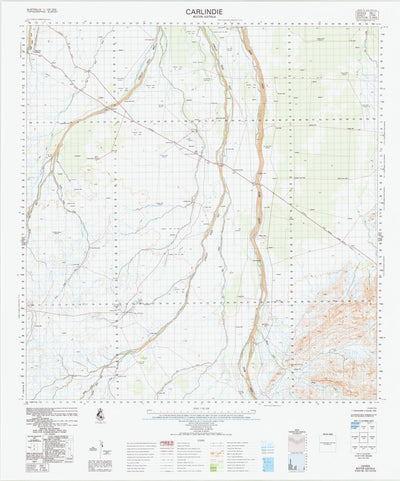 Geoscience Australia Carlindie (2756) digital map