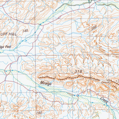 Geoscience Australia Carlindie (2756) digital map
