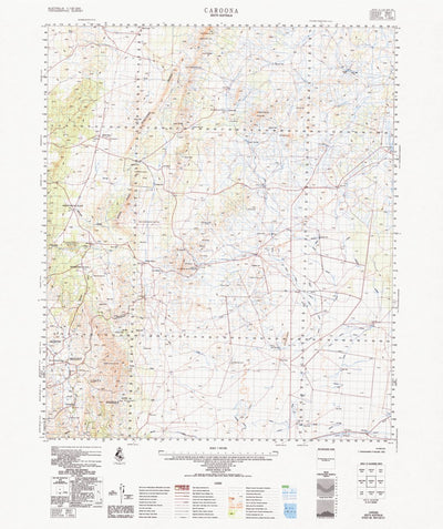 Geoscience Australia Caroona (6731) digital map