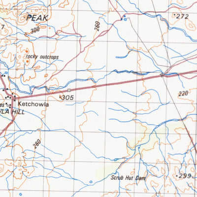 Geoscience Australia Caroona (6731) digital map