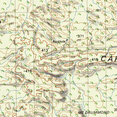 Geoscience Australia Carrara (6460) digital map