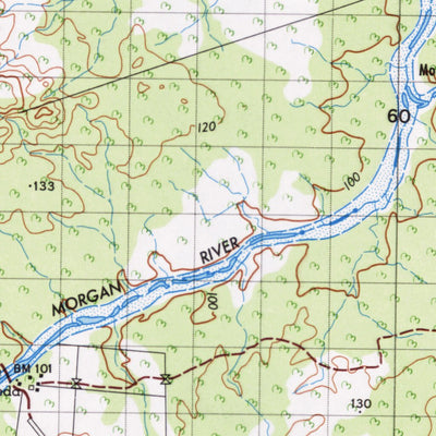 Geoscience Australia Carson (4268) digital map