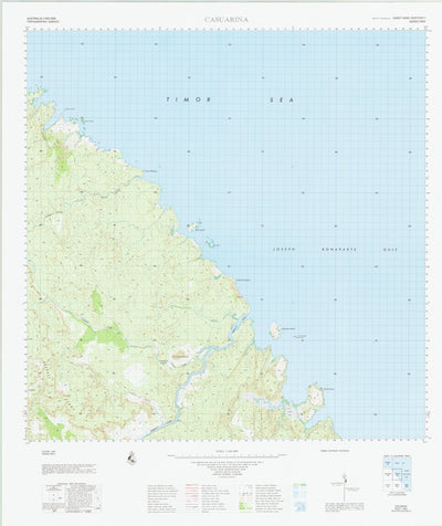 Geoscience Australia Casuarina (4469) digital map