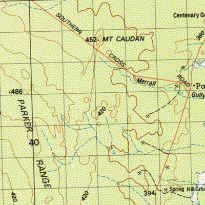 Geoscience Australia Cheritons Find (2834) digital map