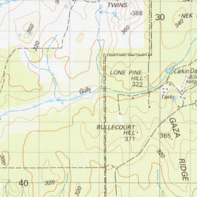 Geoscience Australia Chittering (2135) digital map
