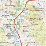 Geoscience Australia Chittering (2135) digital map