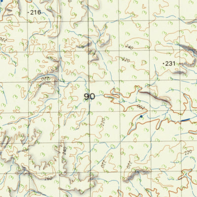 Geoscience Australia Cleanskin (6461) digital map