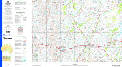 Geoscience Australia Cloncurry SF54 - 02 digital map