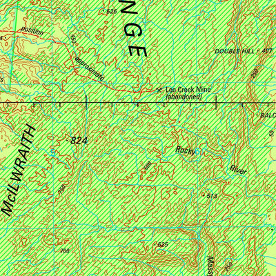 Geoscience Australia Coen SD54 - 08 digital map