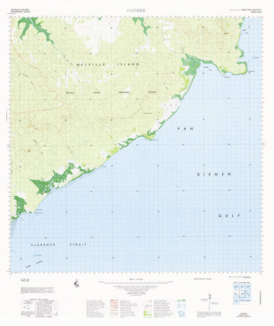 Geoscience Australia Conder (5174) digital map