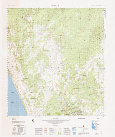 Geoscience Australia Coolcurda (1743) digital map