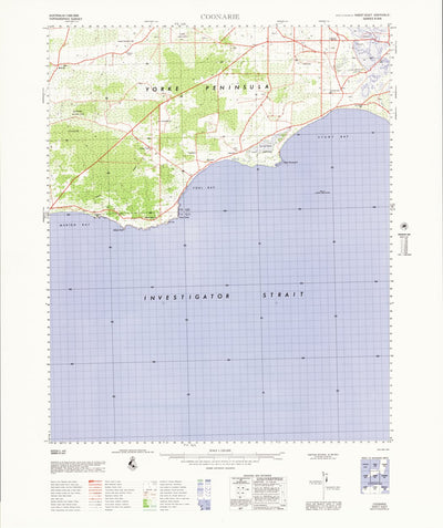 Geoscience Australia Coonarie (6327) digital map