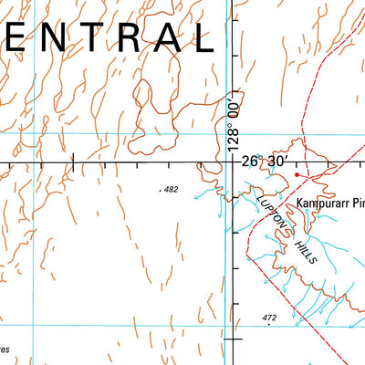 Geoscience Australia Cooper SG52 - 10 digital map