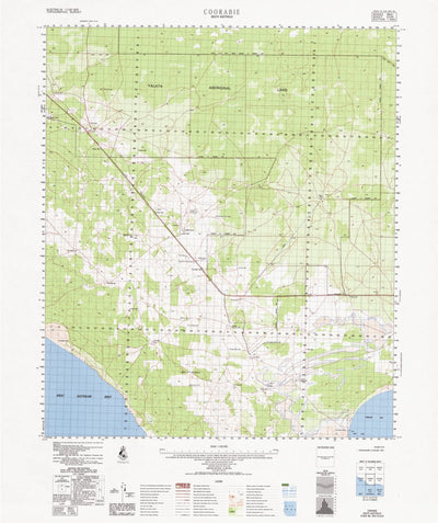 Geoscience Australia Coorabie (5334) digital map