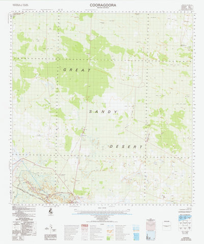 Geoscience Australia Cooragoora (2957) digital map