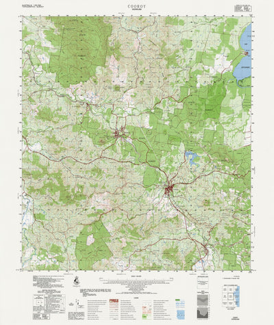 Geoscience Australia Cooroy (9445-2) digital map