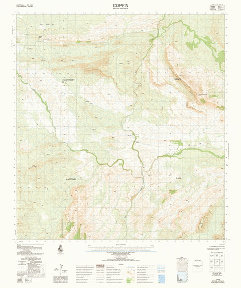 Geoscience Australia Coppin (2552-3) digital map