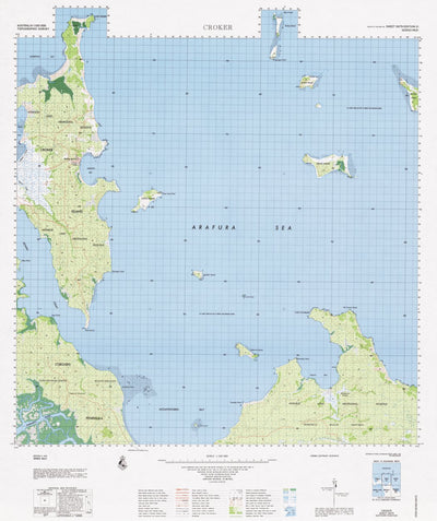 Geoscience Australia Croker (5475) digital map