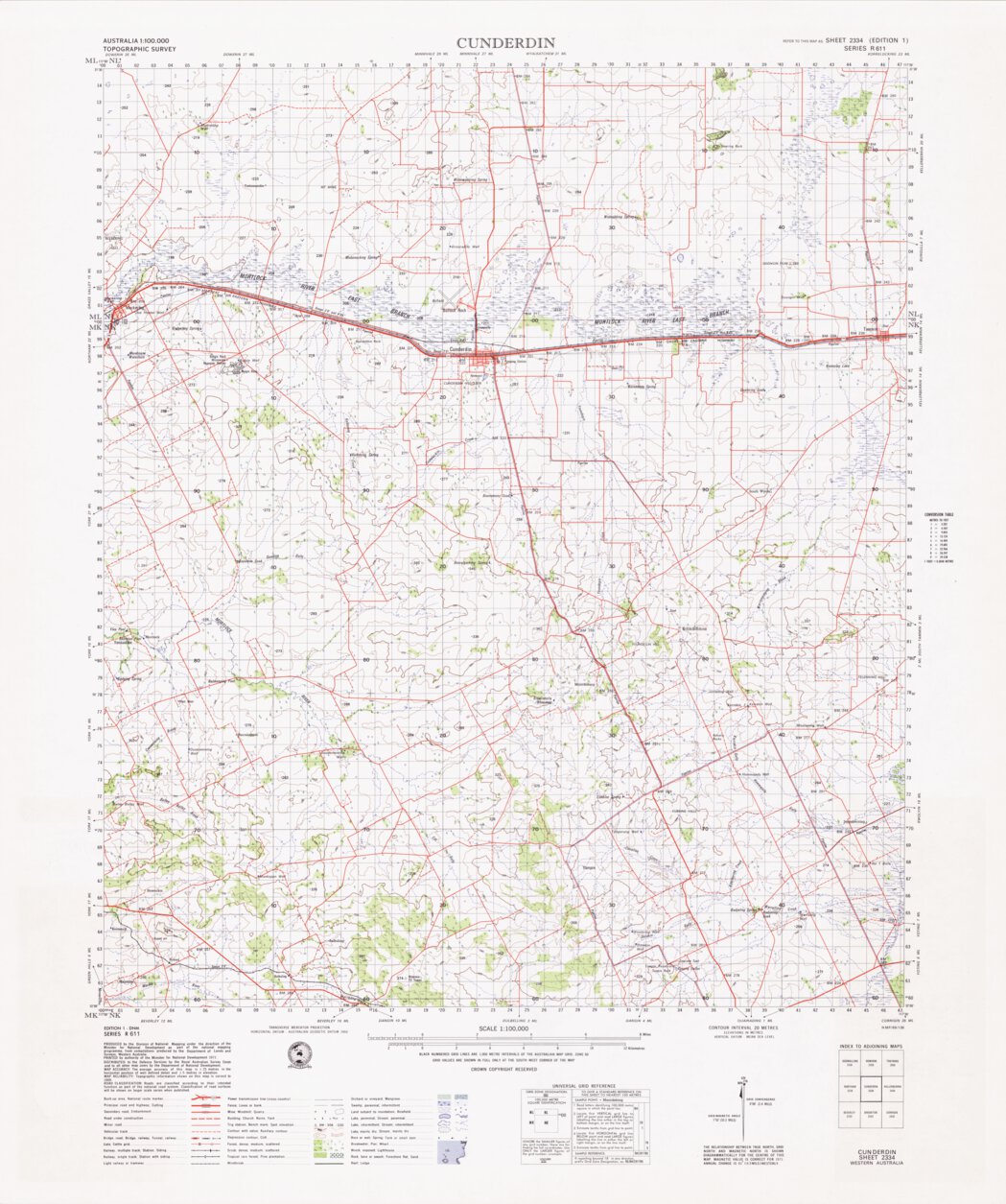 Cunderdin (2334) Map by Geoscience Australia | Avenza Maps