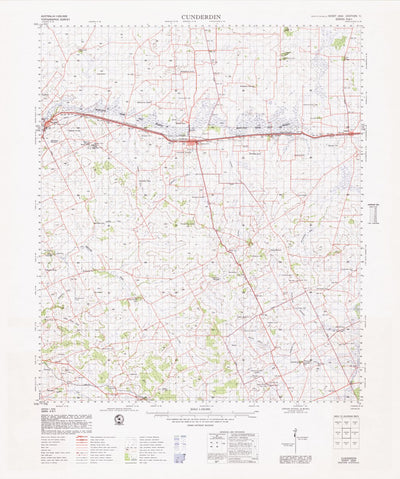 Geoscience Australia Cunderdin (2334) digital map