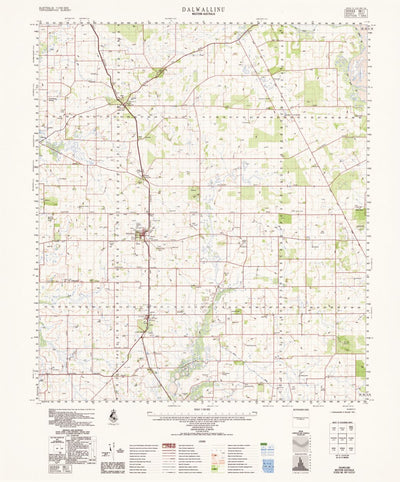 Geoscience Australia Dalwallinu (2237) digital map