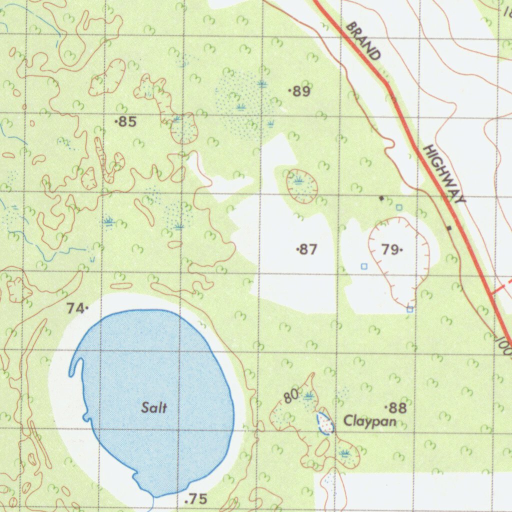 Dandaragan (2036) Map by Geoscience Australia | Avenza Maps