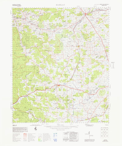 Geoscience Australia Darkan (2231) digital map