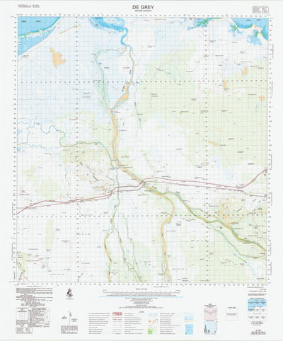 Geoscience Australia De Grey (2757) digital map