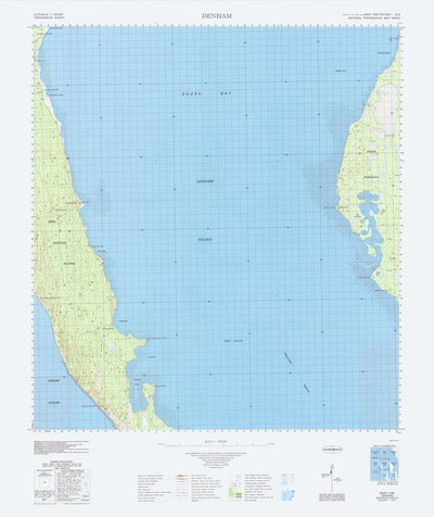 Geoscience Australia Denham (1546) digital map