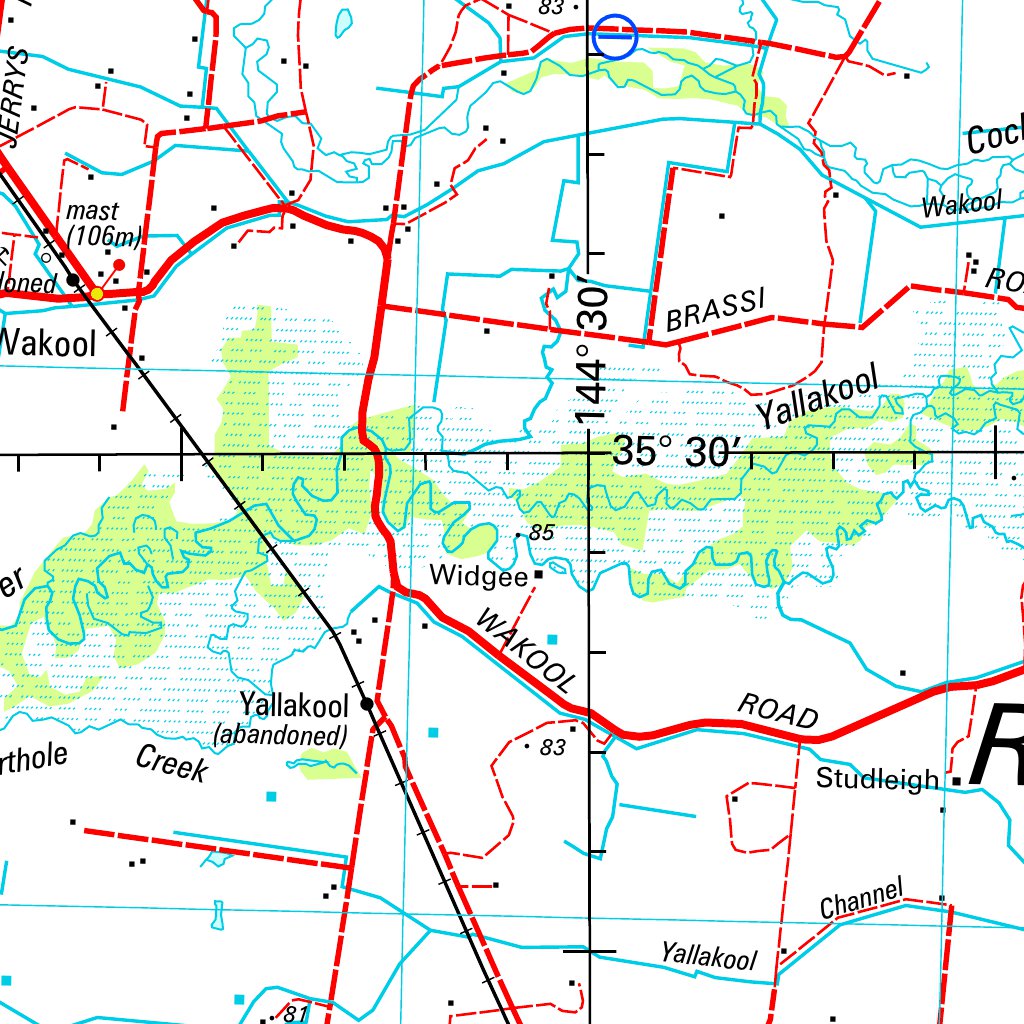 Deniliquin SI55 - 13 Map by Geoscience Australia | Avenza Maps