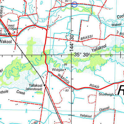 Geoscience Australia Deniliquin SI55 - 13 digital map