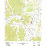 Geoscience Australia Denman (9033-3) digital map