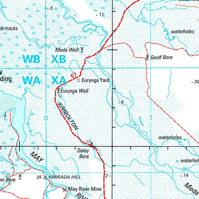 Geoscience Australia Derby SE51 - 07 digital map