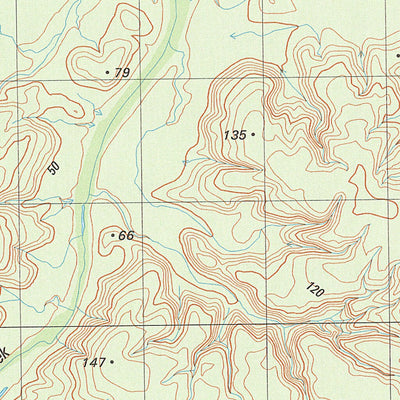 Geoscience Australia Dingo Creek (6464-4) digital map
