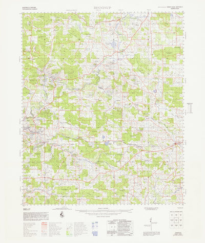 Geoscience Australia Dinninup (2230) digital map