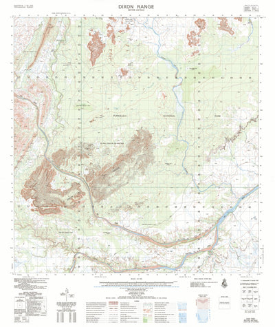 Geoscience Australia Dixon Range (4562-1) digital map