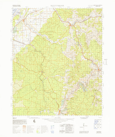 Geoscience Australia Donnybrook (2030) digital map