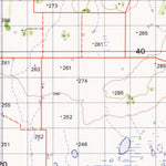 Geoscience Australia Dowerin (2335) digital map