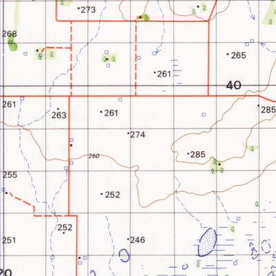 Geoscience Australia Dowerin (2335) digital map