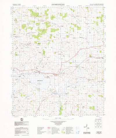 Geoscience Australia Dumbleyung (2431) digital map