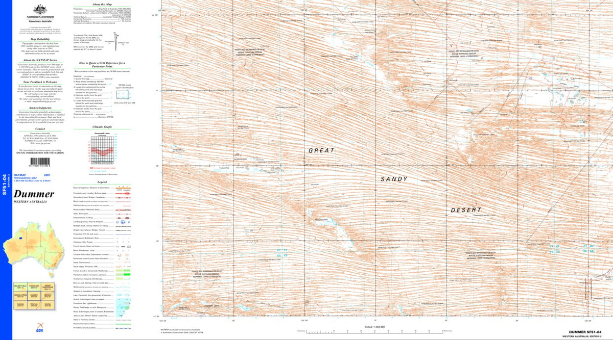 Rod Dummer Dummer SF51 - 04 Map by Geoscience Australia | Avenza Maps