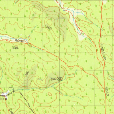 Geoscience Australia Dwellingup (2132) digital map